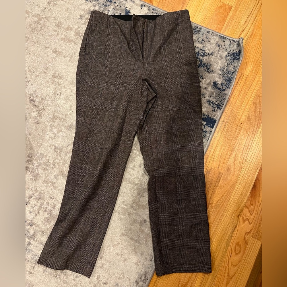 Loft plaid dress pants